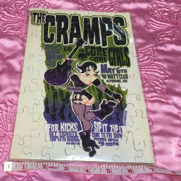 Handmade “ The Cramps” puzzle - Picture 2 of 3